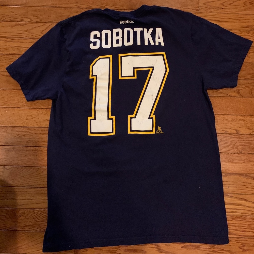 Vladimir Sobotka St Louis Blues Reebok T Shirt